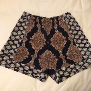Patterned Boutique Shorts